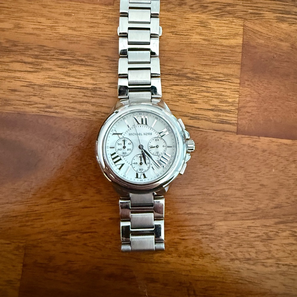 Michael Kors Silver Stainless Steel Watch